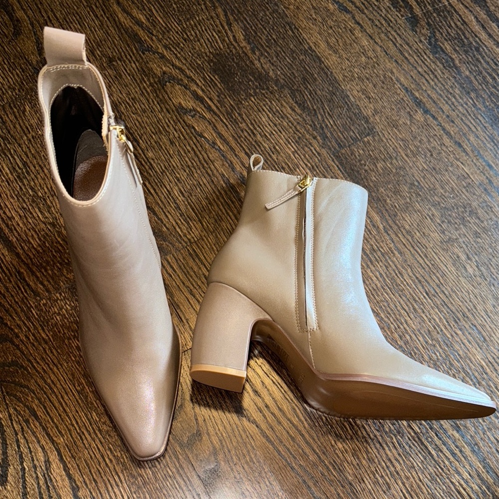 Reiss mocha ankle boots